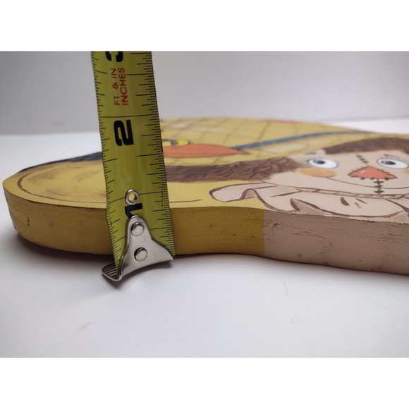 Hand Painted Scarecrow Wooden Wall Art Fall Halloween Autumn Decoration‎ Folk - Picture 6 of 10